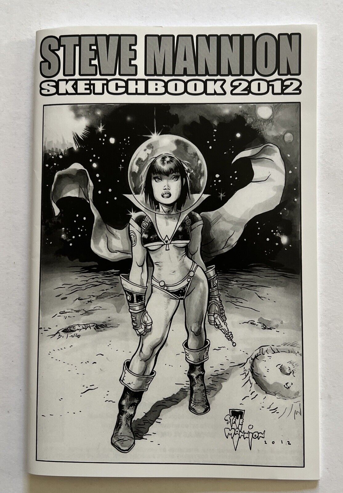 Steve Mannion Sketchbook 2012 RARE Fearless Dawn  (2012) Asylum Press Manga Size
