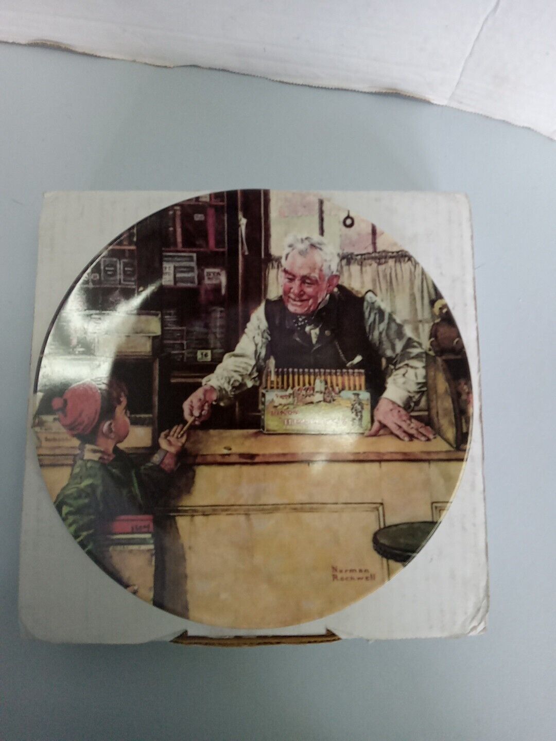 Norman Rockwell Plate  \