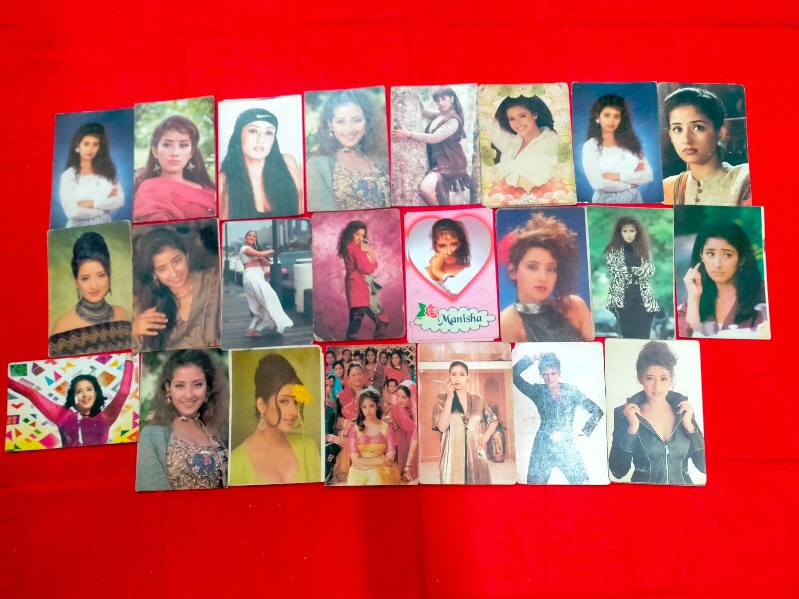 Manisha Koirala Rare Vintage Postcard Post Card India Bollywood 23pc