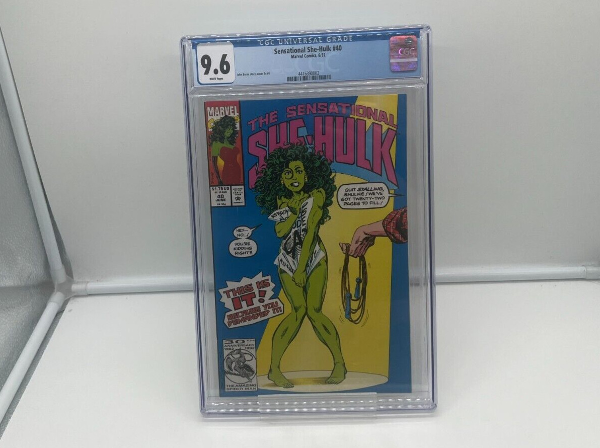 Sensational She-Hulk #40 CGC 9.6 Jennifer Walters John Byrne Marvel 1992