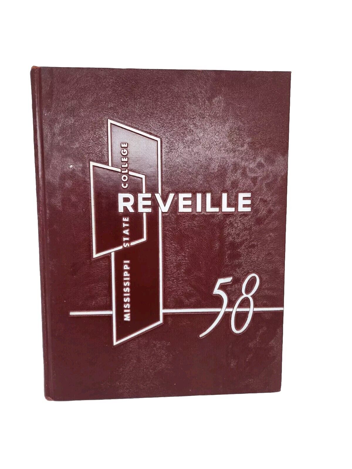 Mississippi State College 1958 The Reveille Yearbook.  Segregated Mississippi