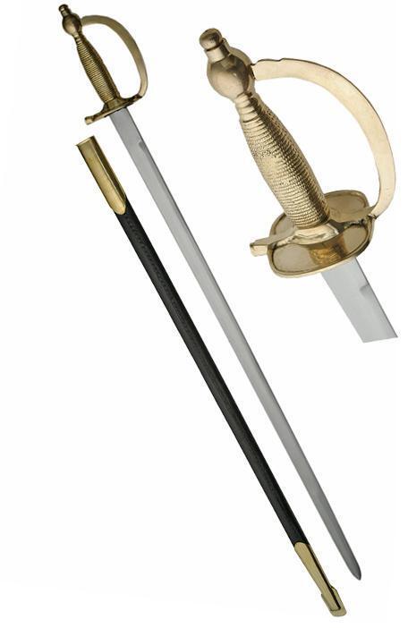 Model 1840 United States Army NCO Sword with Leather Scabbard