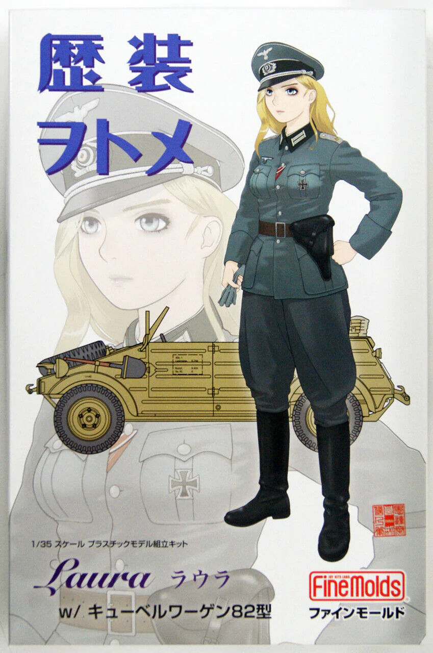 FineMolds 1/35 Historic Costume Girl Type 82 Kubelwagen with Figure \'Laura\'