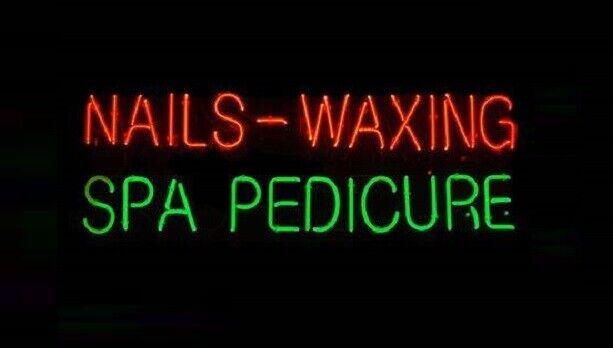 Nails Waxing SPA Pedicure Neon Light Sign 20\