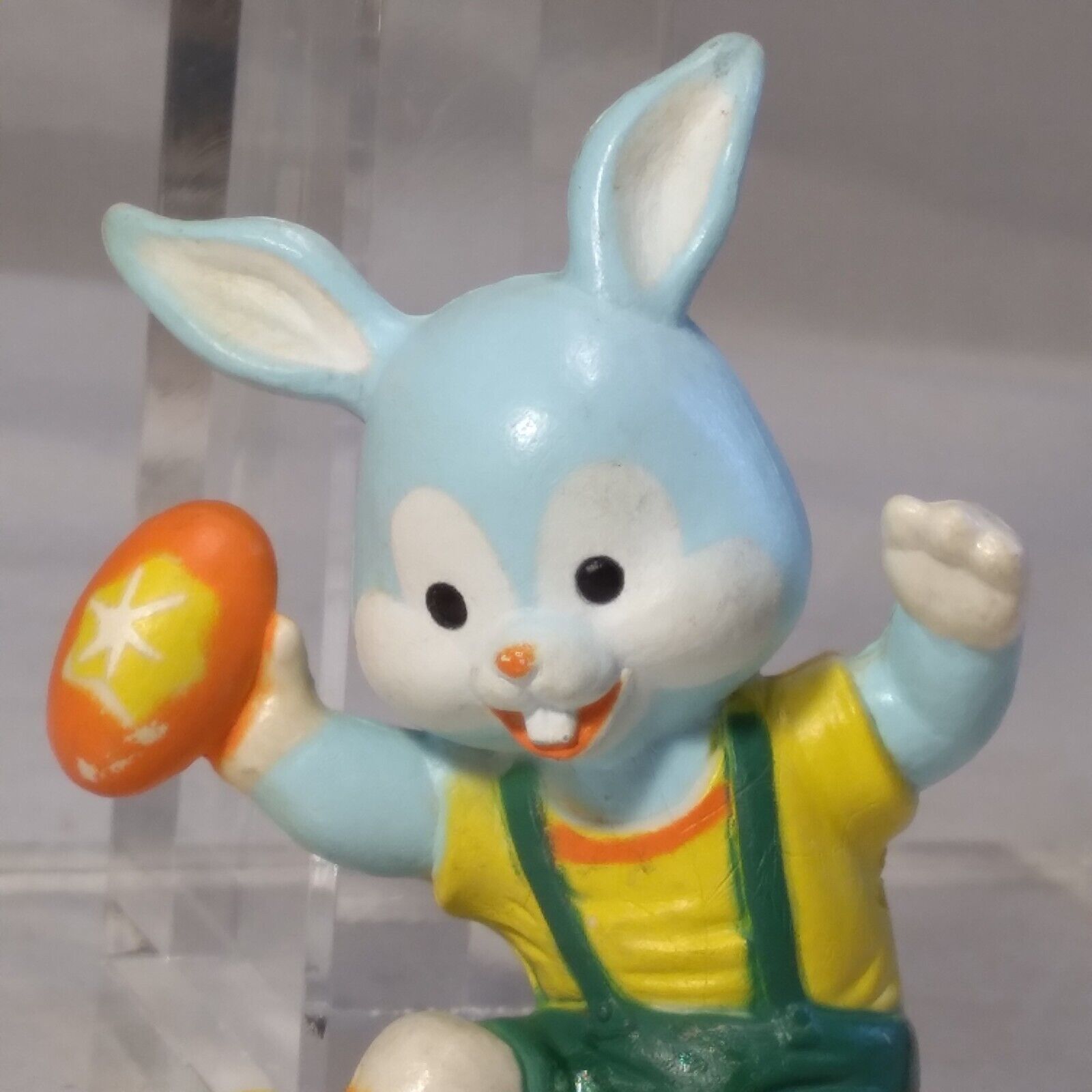 Vintage Easter Bunny Holding Easter Egg