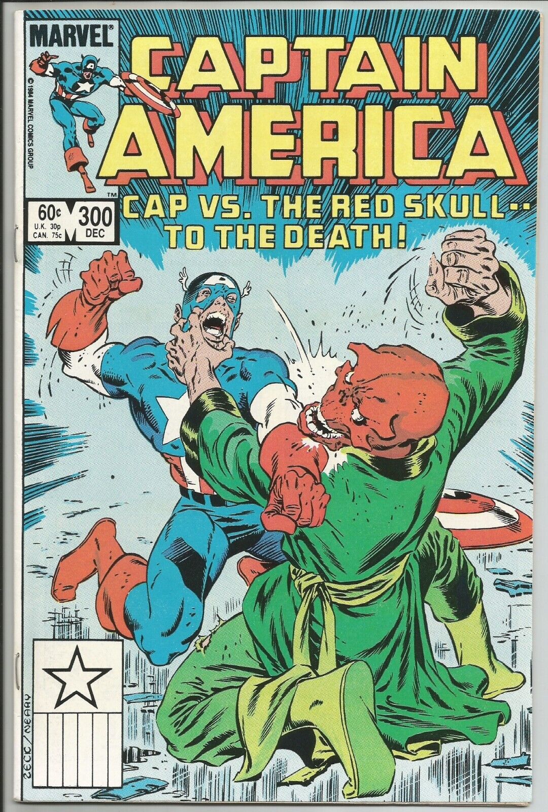 Captain America #300 NM Marvel 1984 Death of Red Skull | Last J.M. DeMatteis