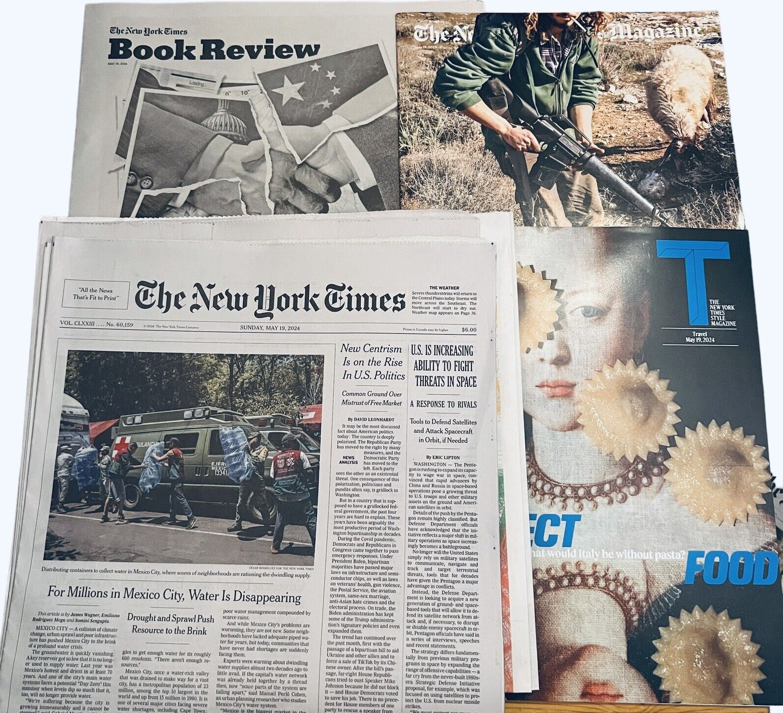 The New York Times Newspaper Sunday May 19 2024 NYT & Style Magazine Complete