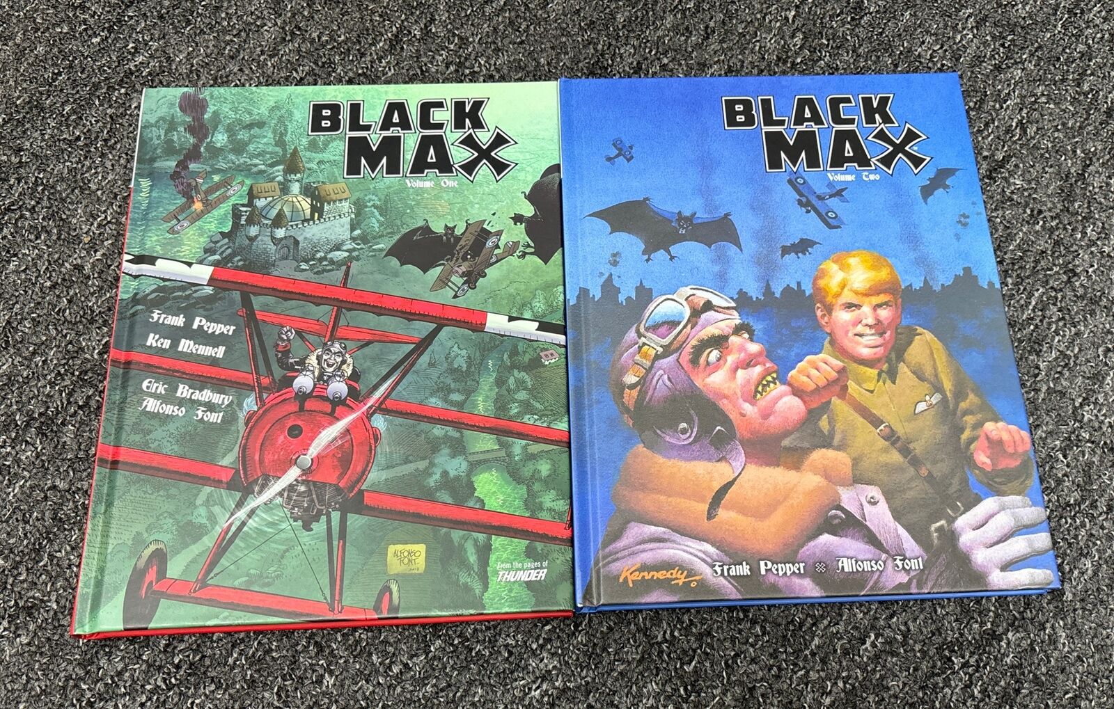 Black Max Volumes 1 And 2 Exclusive Limited Hardcovers Treasury British Comics