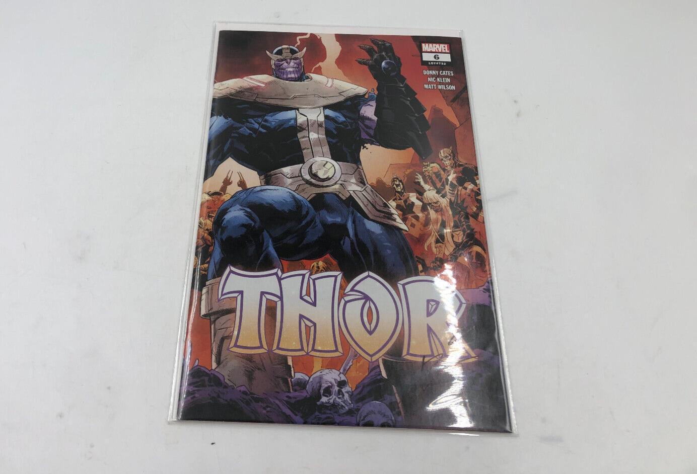 Thor #6 2nd Print Wraparound Donny Cates Black Winter Signed by Cates with COA