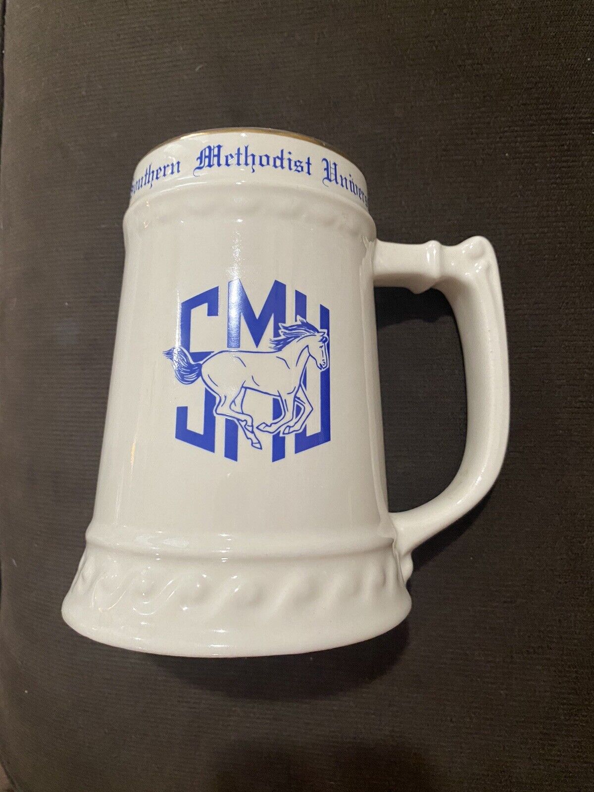 SMU Mustang Vintage Ceramic Mug