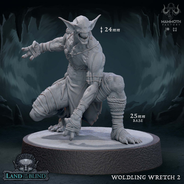 Woldling Wretch 2  | DnD Miniature | TTRPG Miniature
