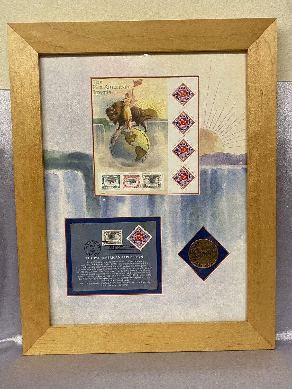 2001 Pan-American inverts-Limited Edition # 0657/1000 - 100th Annivst Exposition