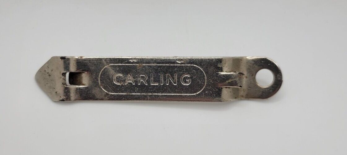 Vintage Carling Bottle Can Opener Metal 3 3/4