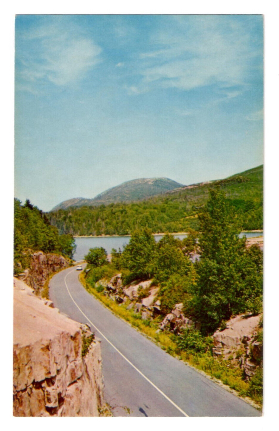 Otter Creek and Ocean Drive, Acadia National Park, Maine Postcard Un-posted