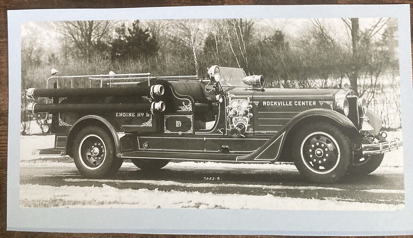 Book Clipping Photo 1935 American LaFrance 400 Series Fire Truck New York