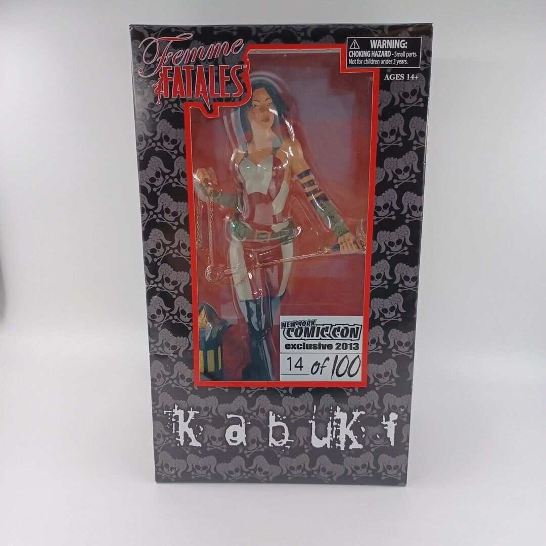 Femme Fatales Kabuki UNMASKED Statue Figure 2013 NYCC Exclusive