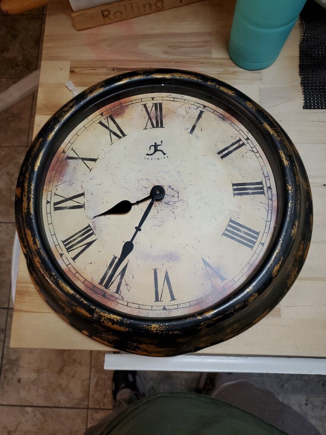 Vintage Infinity Clock