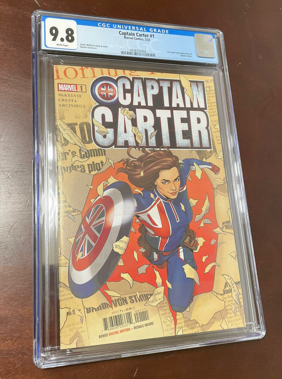 Captain Carter 1 CGC 9.8- Future Movie In The Works  🇺🇸
