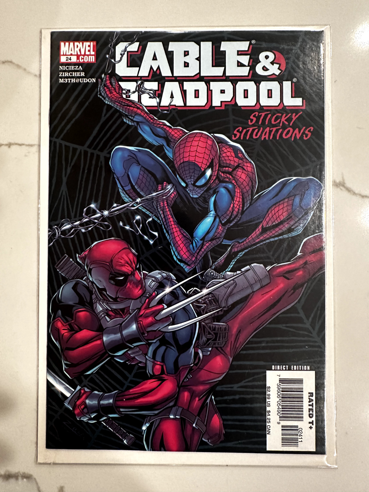 Cable & Deadpool #24 - 1st Meeting of Deadpool & Spider-Man
