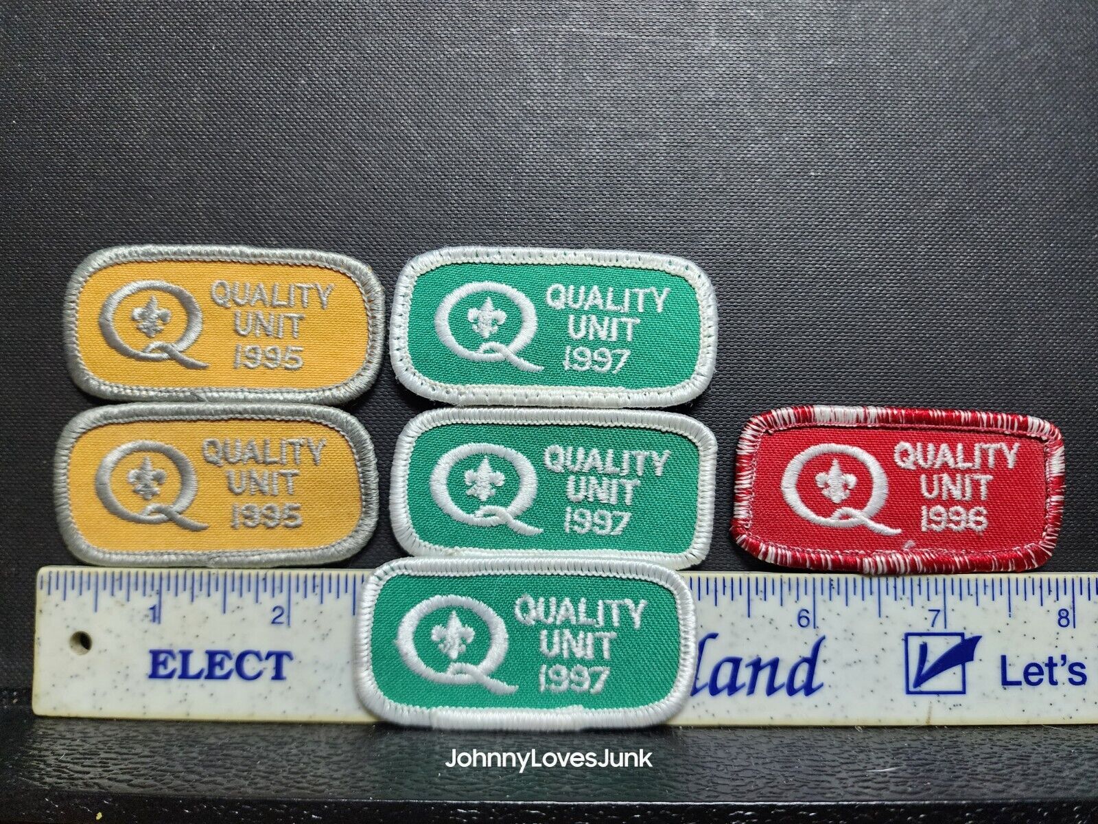 Vintage Boy Scout Patches Quality Unit 1995/96/97