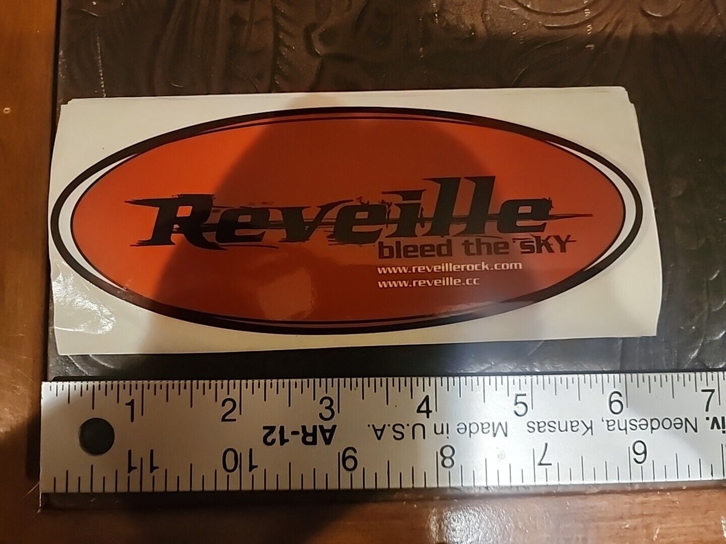 Reveille Bleed The Sky Album Relese promo STICKER Record Store Only 