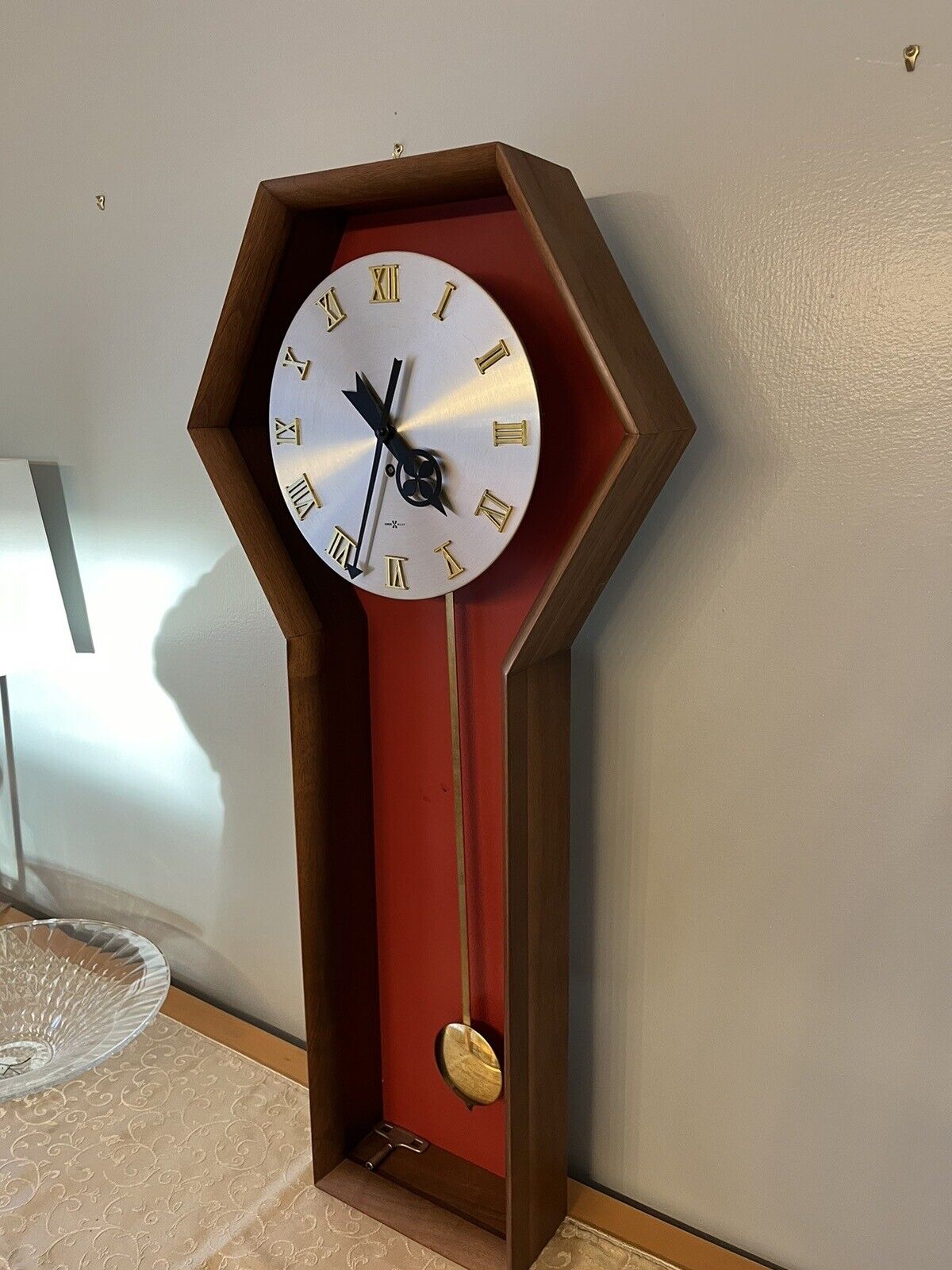 RARE HOWARD MILLER #557 Wall Clock, Designed By Arthur Umanoff. Circe 1970