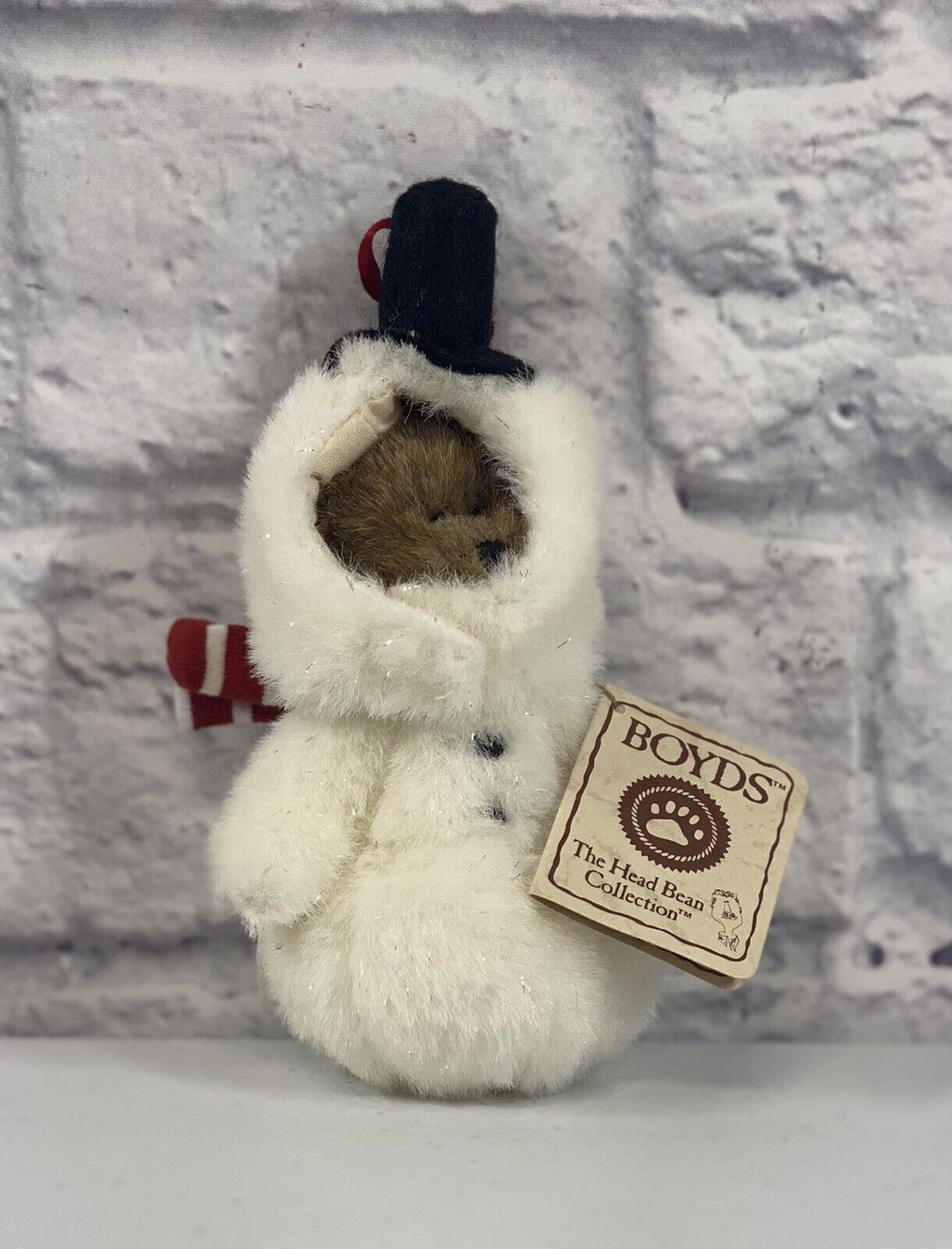 *MINT* Boyd’s Bears Head Bean Collection I.B. Meltin Snowman Christmas Tag 5.5”