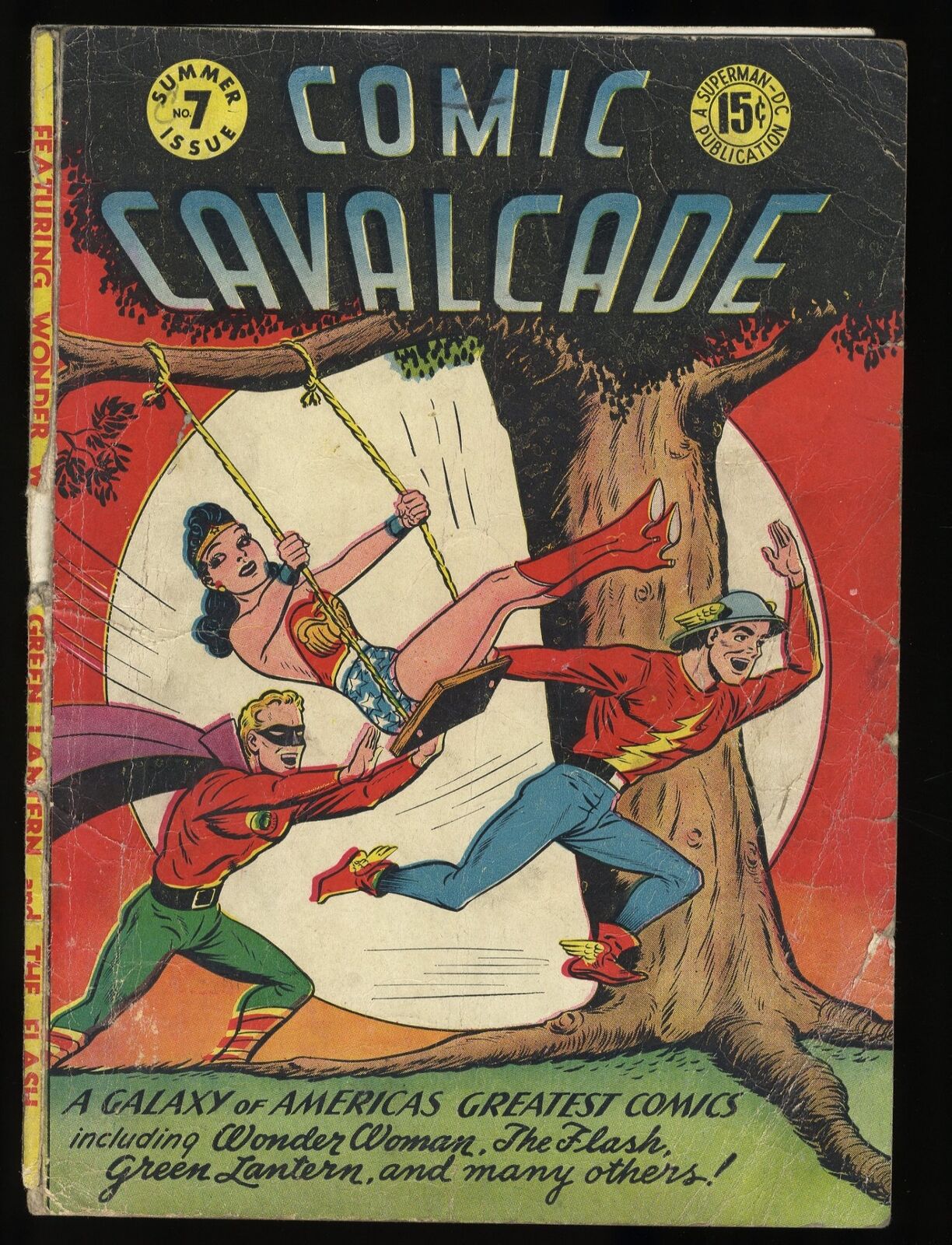 Comic Cavalcade #7 Inc 0.3 Cover Only Cover Art by Frank Harry Wonder Woman