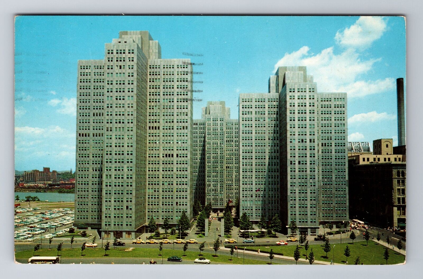 Pittsburgh PA-Pennsylvania, Gateway Center, Antique, Vintage c1958 Postcard