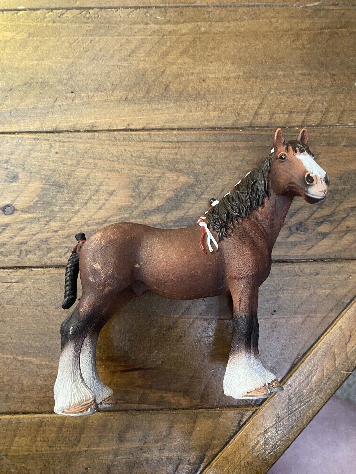 Schleich Clydesdale Gelding Mare Horse Figure 2015