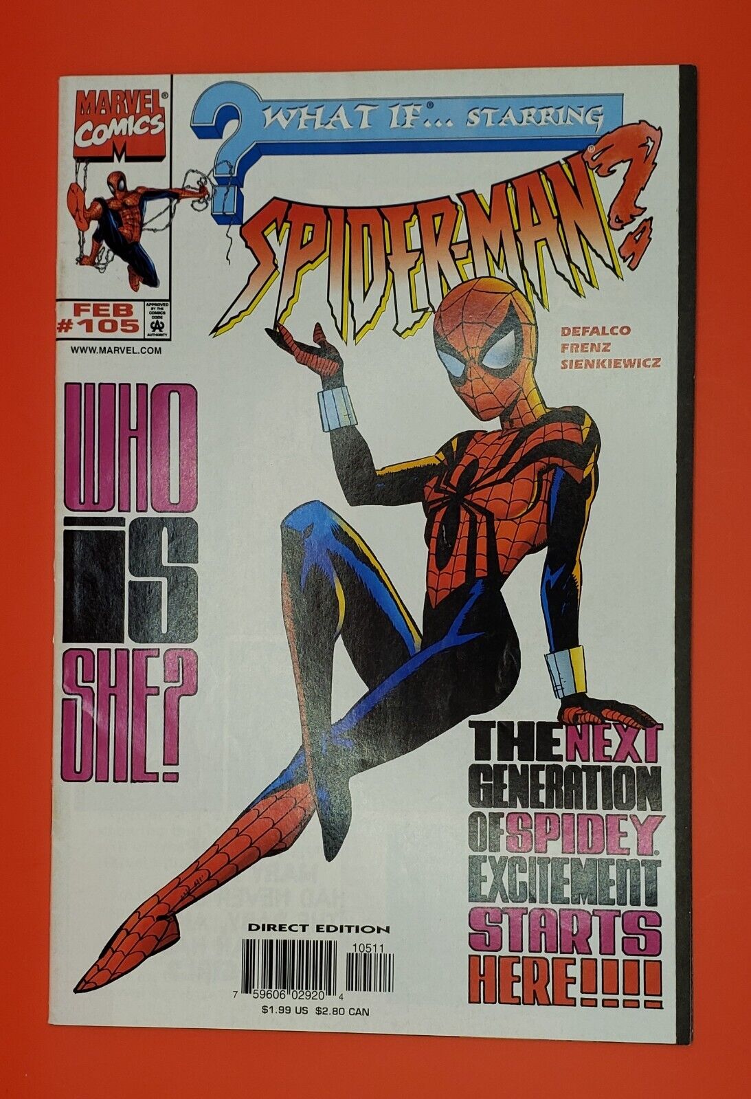 What If... #105 Origin & 1st Appearance Spider-Girl - Sienkiewicz 1998 - VF/NM