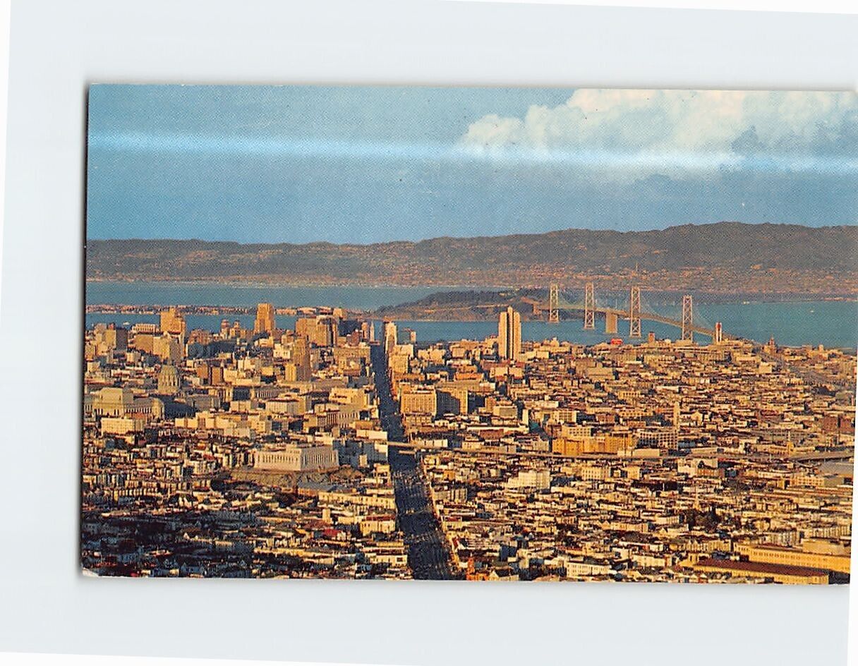 Postcard Spectacular View of San Francisco California USA