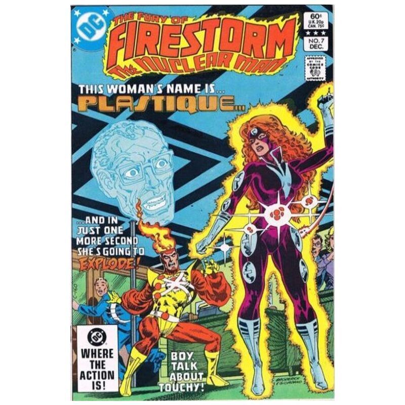 Fury of Firestorm #7 1982 series DC comics VF+ Full description below [l