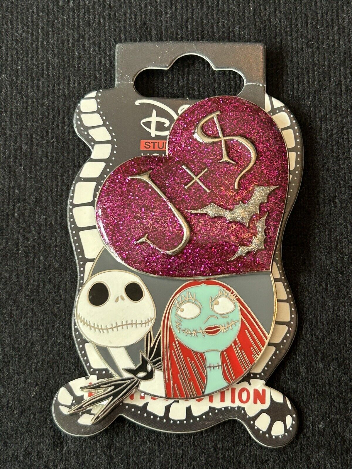 DSF NBC Jack and Sally Valentine Heart J+S DSSH Disney Pin LE 300 Nightmare New