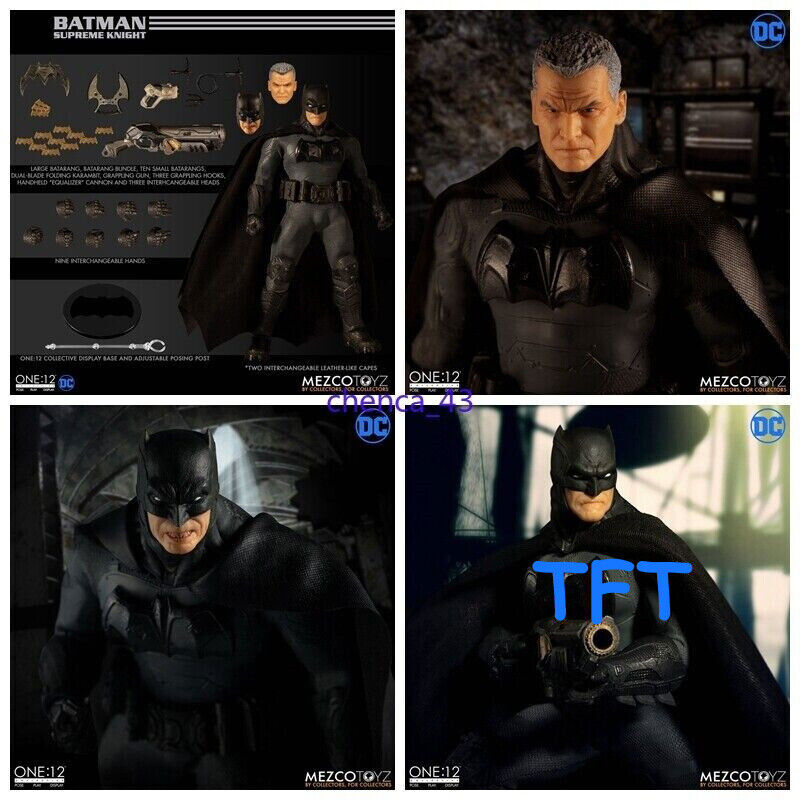 New Mezco Toyz One:12 Scale Old Batman 6'' Action Figure Model Collect Toy Gift