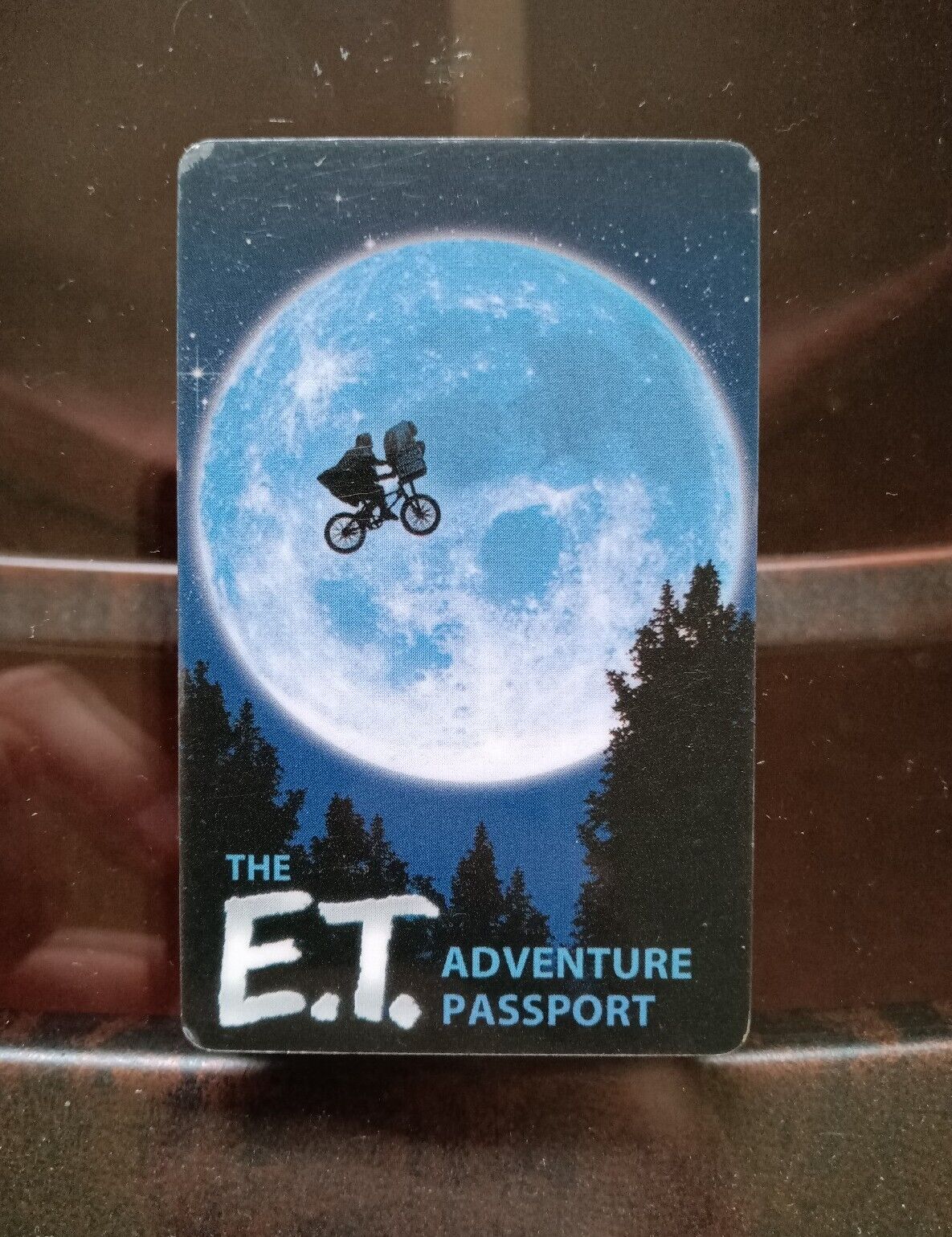 Authentic The E.T Adventure Passport Card Universal Studios Florida Discontinued