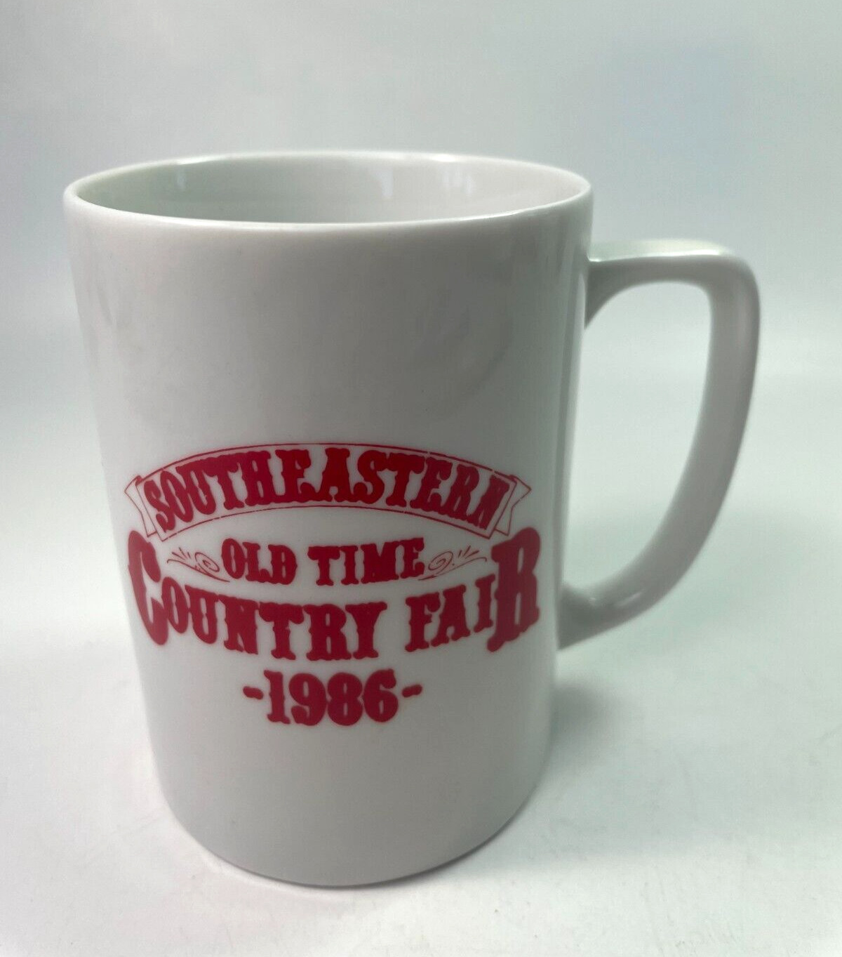 Vintage Country Fair Mug Southeastern Old Time 1986 10oz Excellent Rare Cup B43