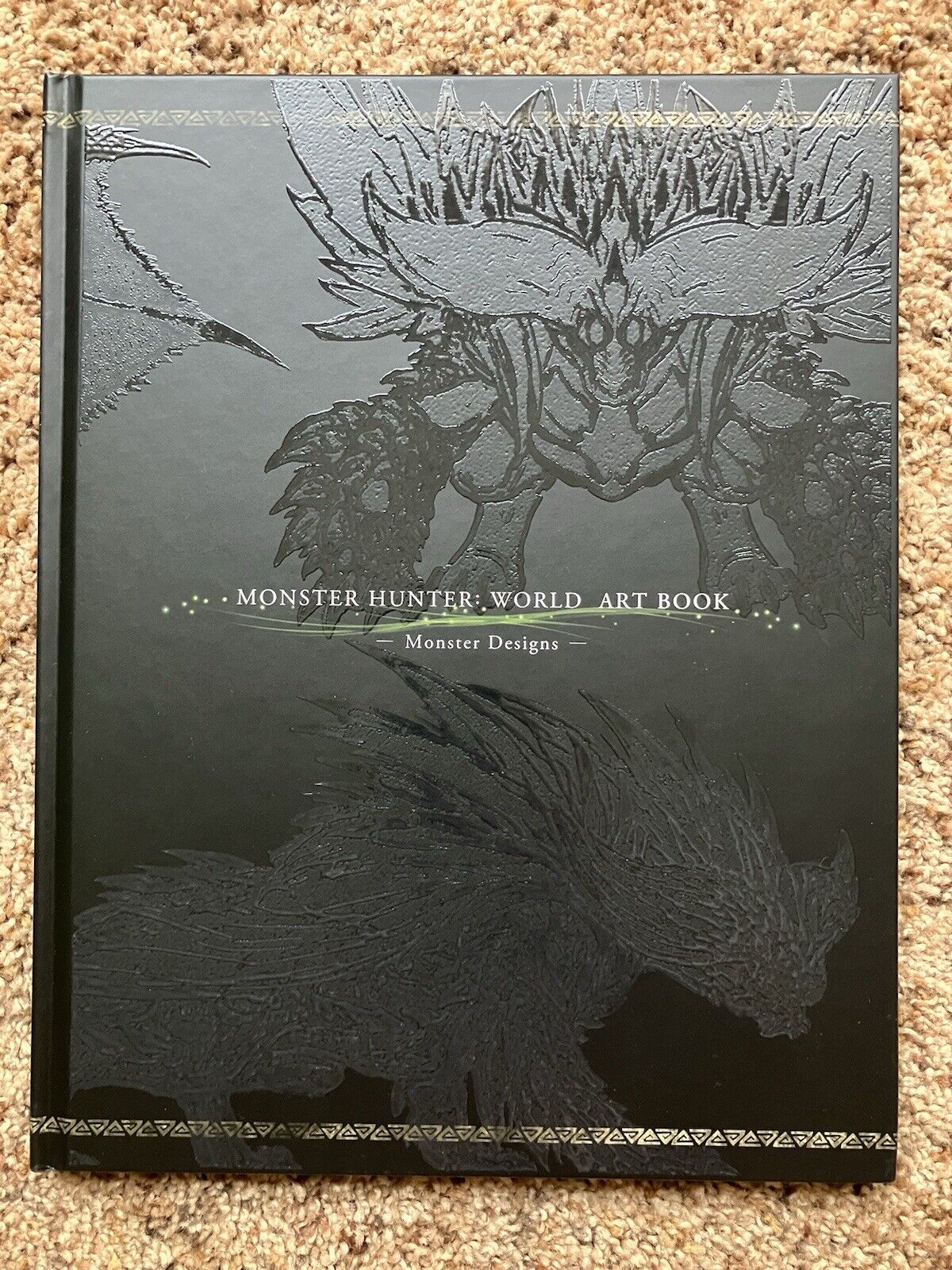 Monster Hunter World Art Book Monster Designs Collector's Edition Hard Cover