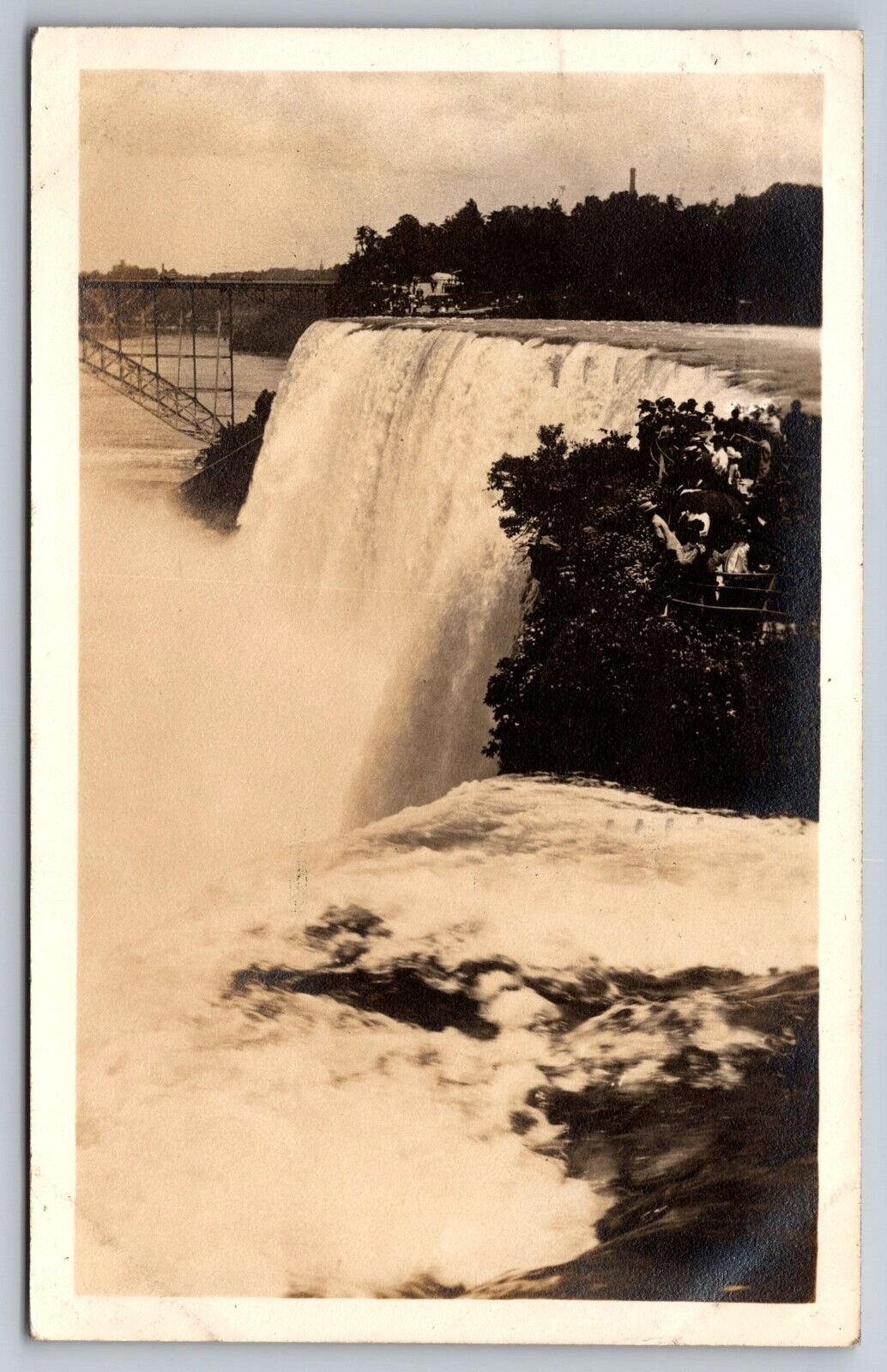 Niagara Falls, New York Real Photo Postcard RPPC