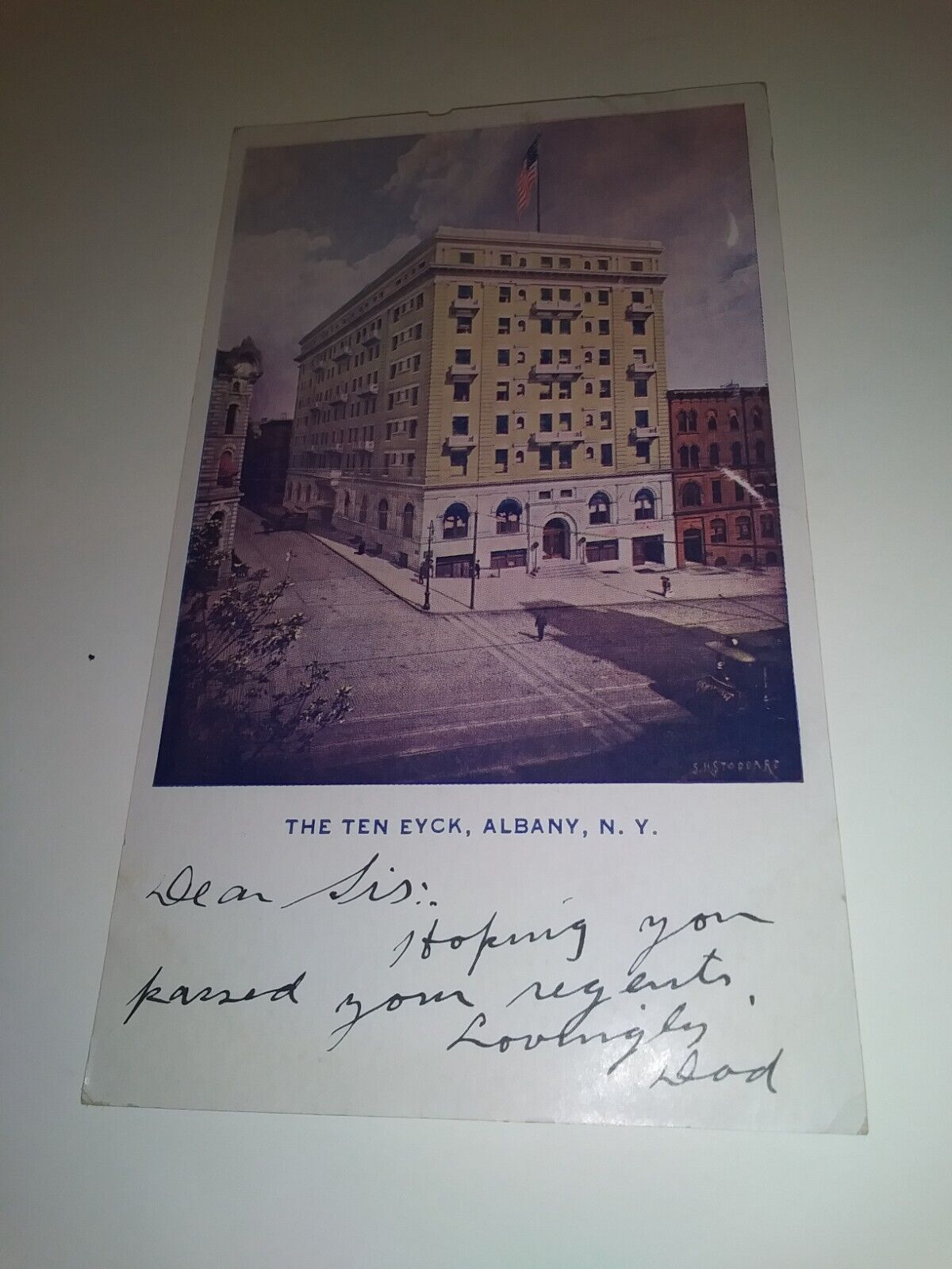 Vintage 1943 Hotel Loranie Madison Wisconsin Postcard