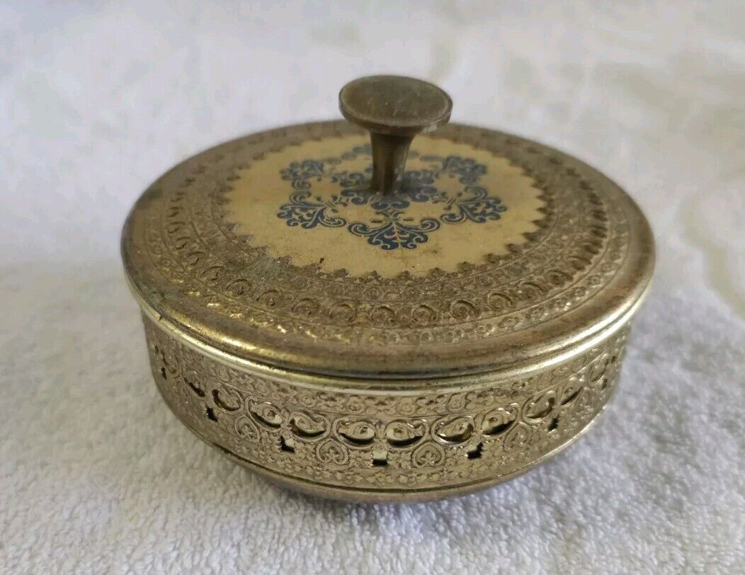 Vintage SHISEIDO Powder/ Jewelry Box (Pre-Owned) Japan