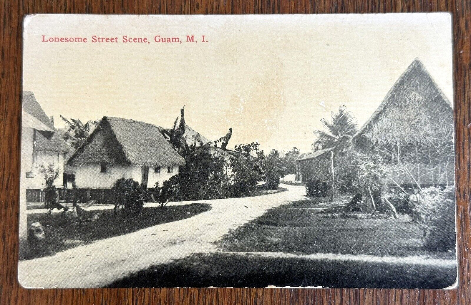 VTG. GUAM Postcard - 1900s-Mariana Islands:South Pacific-\