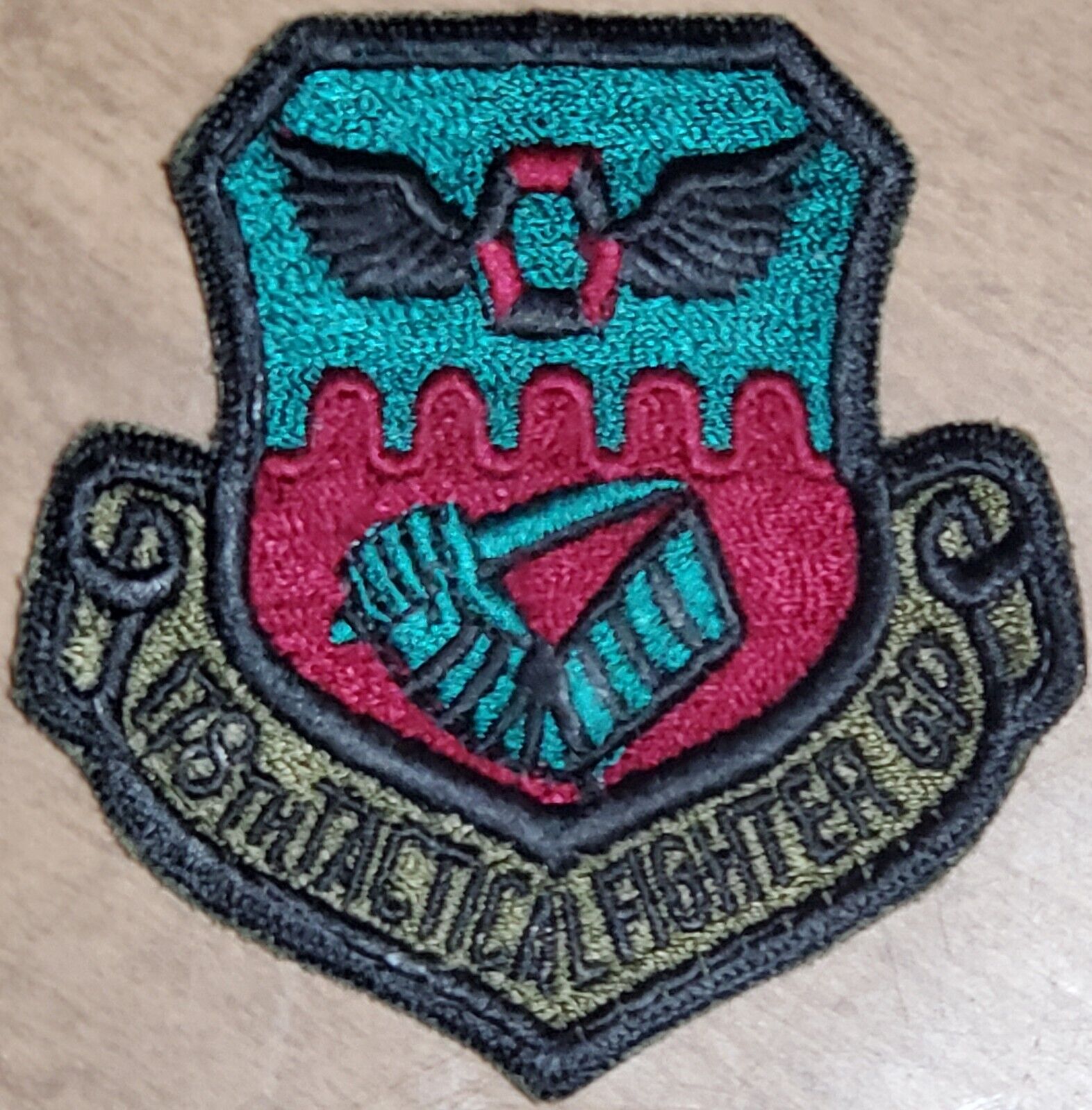 178th TACTICAL FIGHTER GROUP US AIR FORCE PATCH Subdued USAF Vintage ORIGINAL