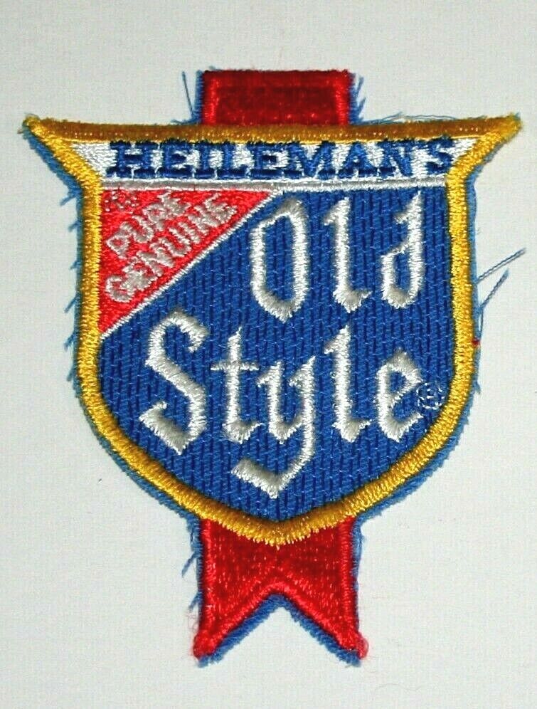 Vintage Heileman's Genuine Old Style Beer Distributor Cloth Patch 1970's NOS New