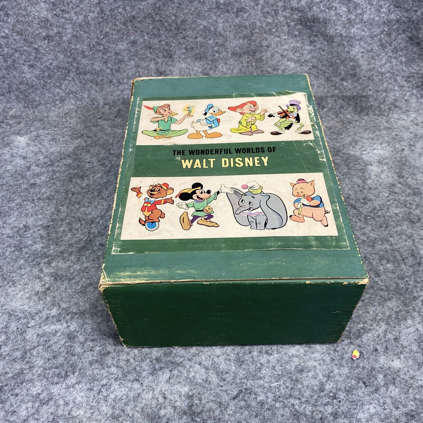 Vintage 1965 The WONDERFUL WORLDS Of DISNEY Hardcovers 4 Book Box Set