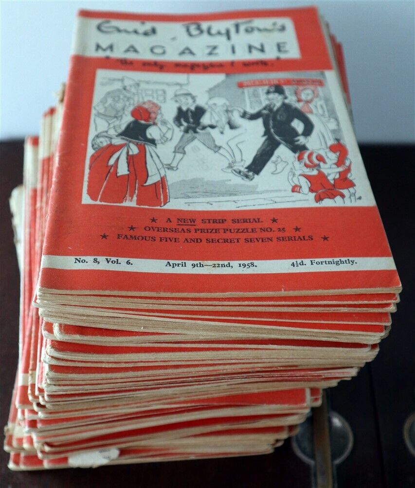 ENID BLYTON MAGAZINE 1953-58 Rare 59 x Copies UK Comic