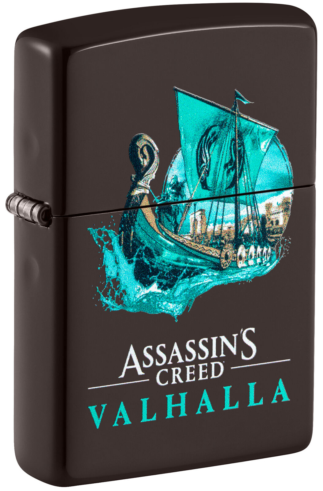 Zippo Assassin's Creed Valhalla Brown Windproof Lighter, 49757