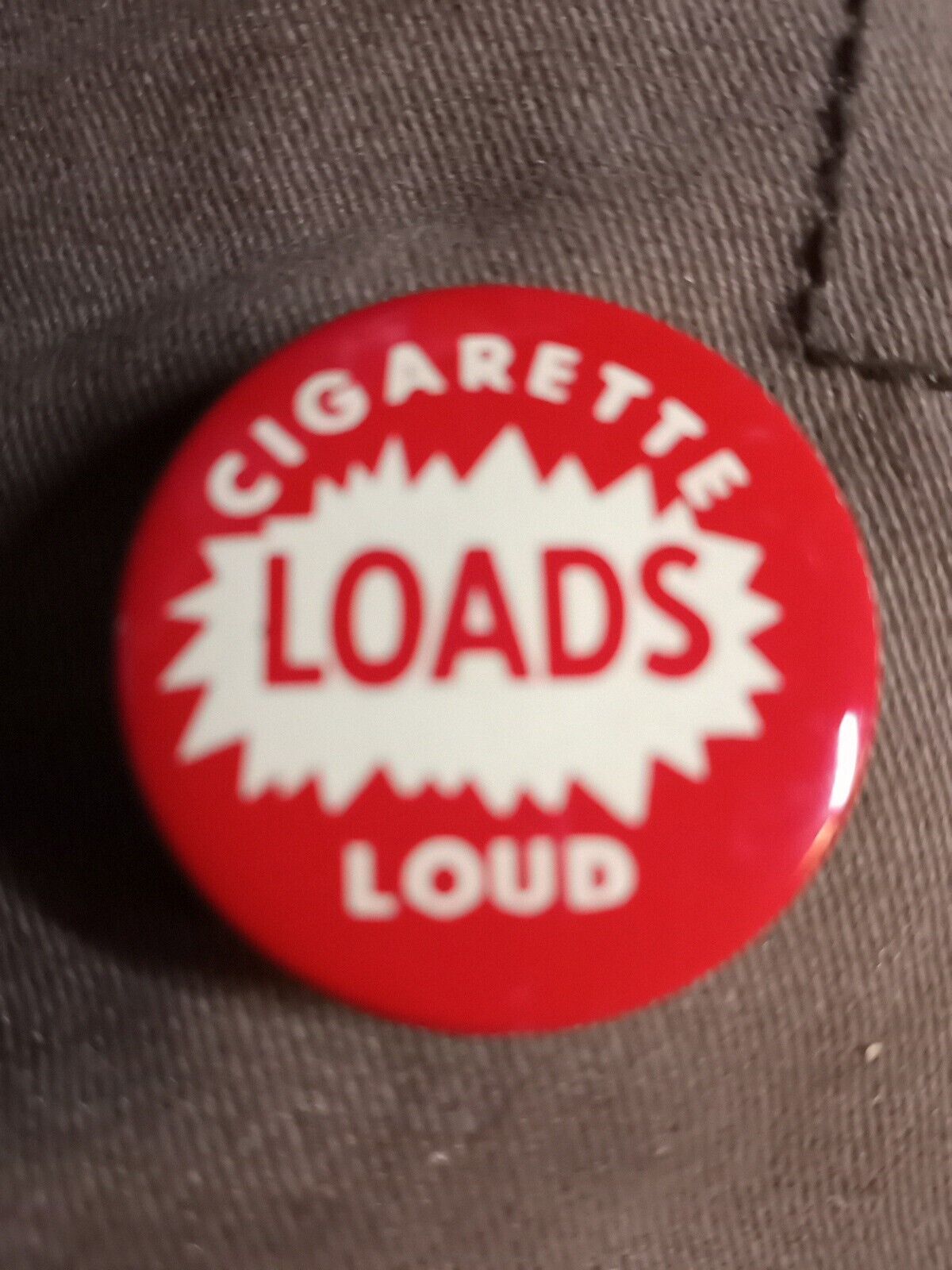 VINTAGE CIGARETTE LOADS LOUD METAL TIN CONTAINER With Loads Included GAG JOKE 