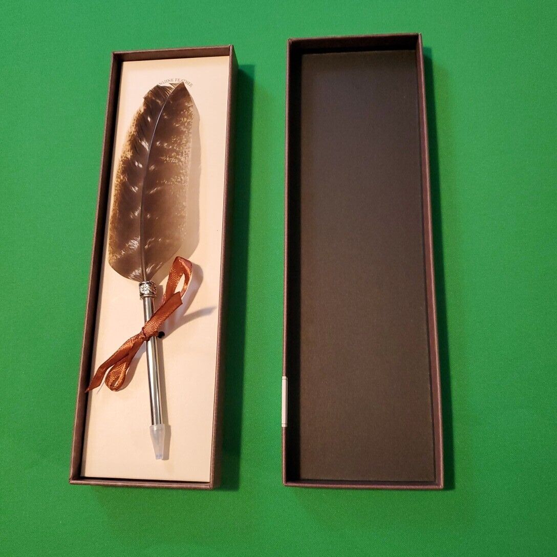 Vintage Two’s Company “Birds Of A Feather” Quill Feather Pen