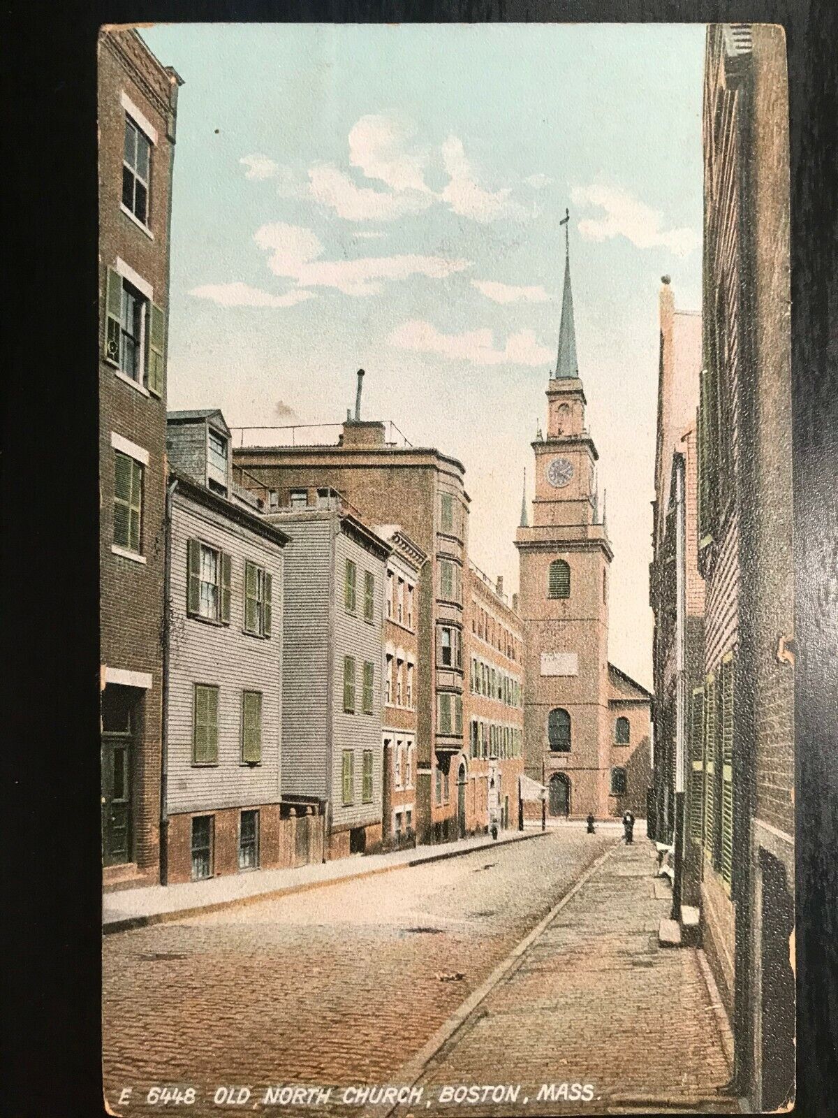 Vintage Postcard 1912 Old North Church, Boston Massachusetts (MA)